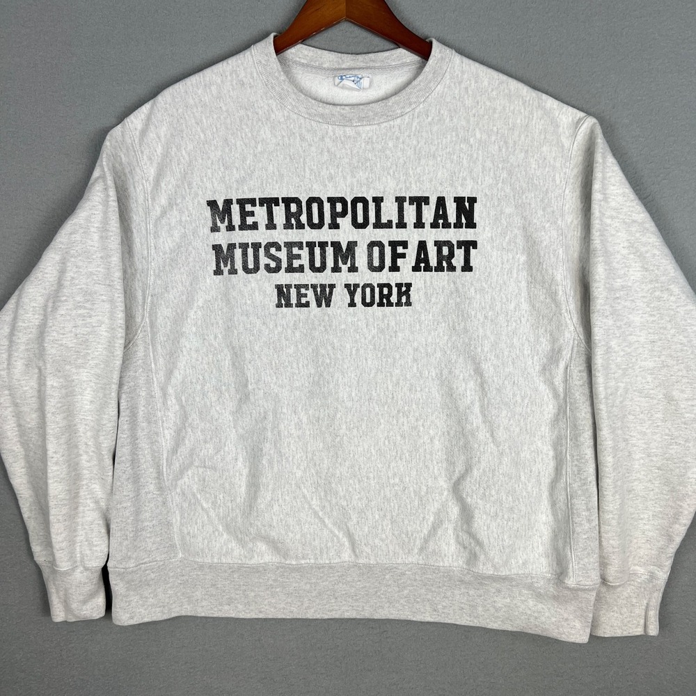 Champion Metropolitan Museum of Art Sweatshirt XL MET New York Reverse Weave